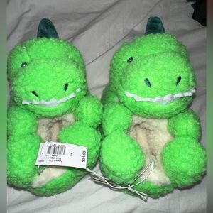 Dinosaur slippers